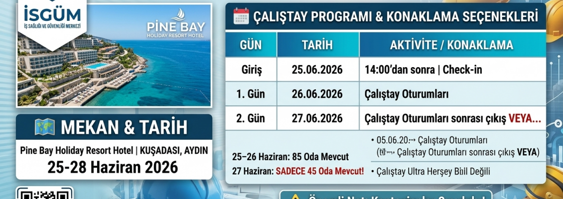 İSGÜM ÇALIŞTAYI KAYITLARI BAŞLADI!