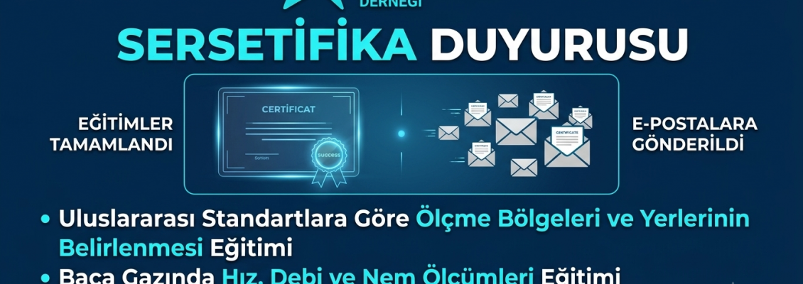 Eğitim Sertifikalarınız Hazır !